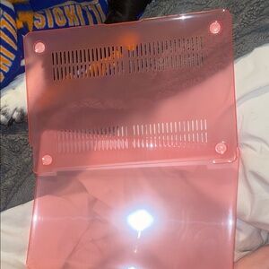Transparent Pink Apple MacBook Air 11 Inch Case Shell